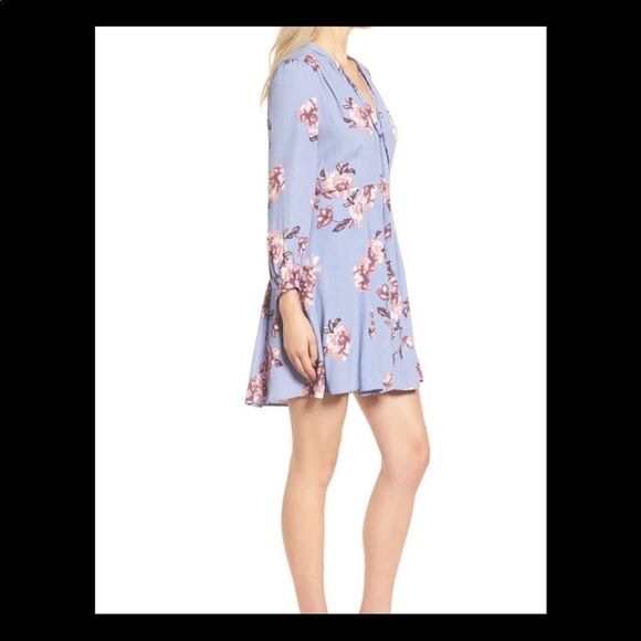 Astr The Label Periwinkle/Pink Floral Kate Dress - Picture 5 of 15